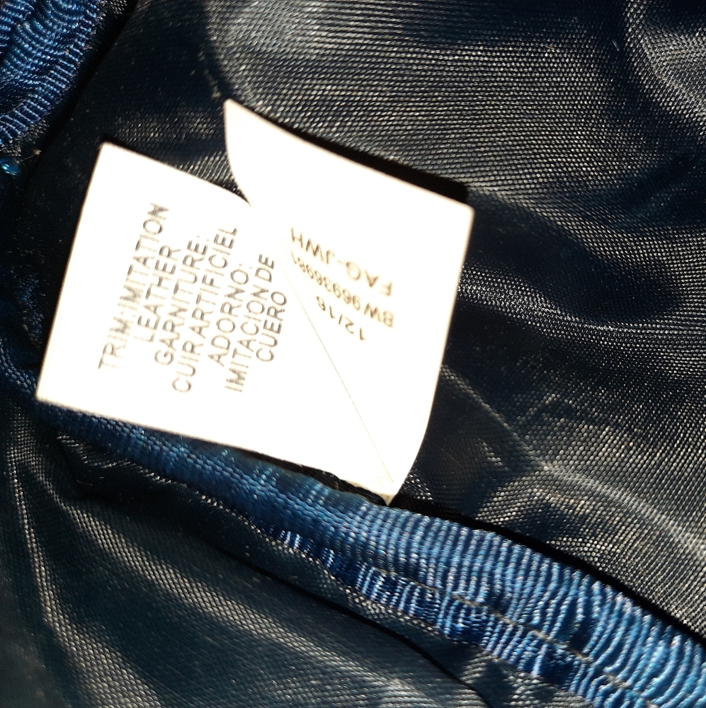 $ Tommy Hilfiger royal blue mini backpack purse excellent used condition - Picture 9 of 10